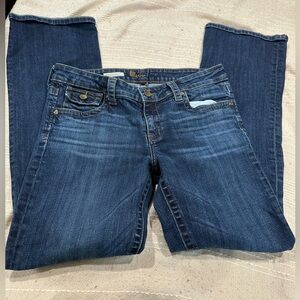 KUT Katelowrise Boot cut Classic Blue Denim Women's Jeans